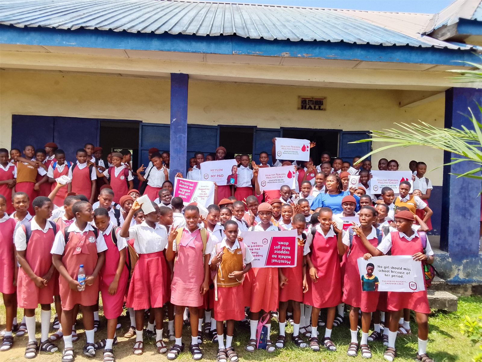 PadBank Distributes Sanitary Pads To School Children In Calabar
