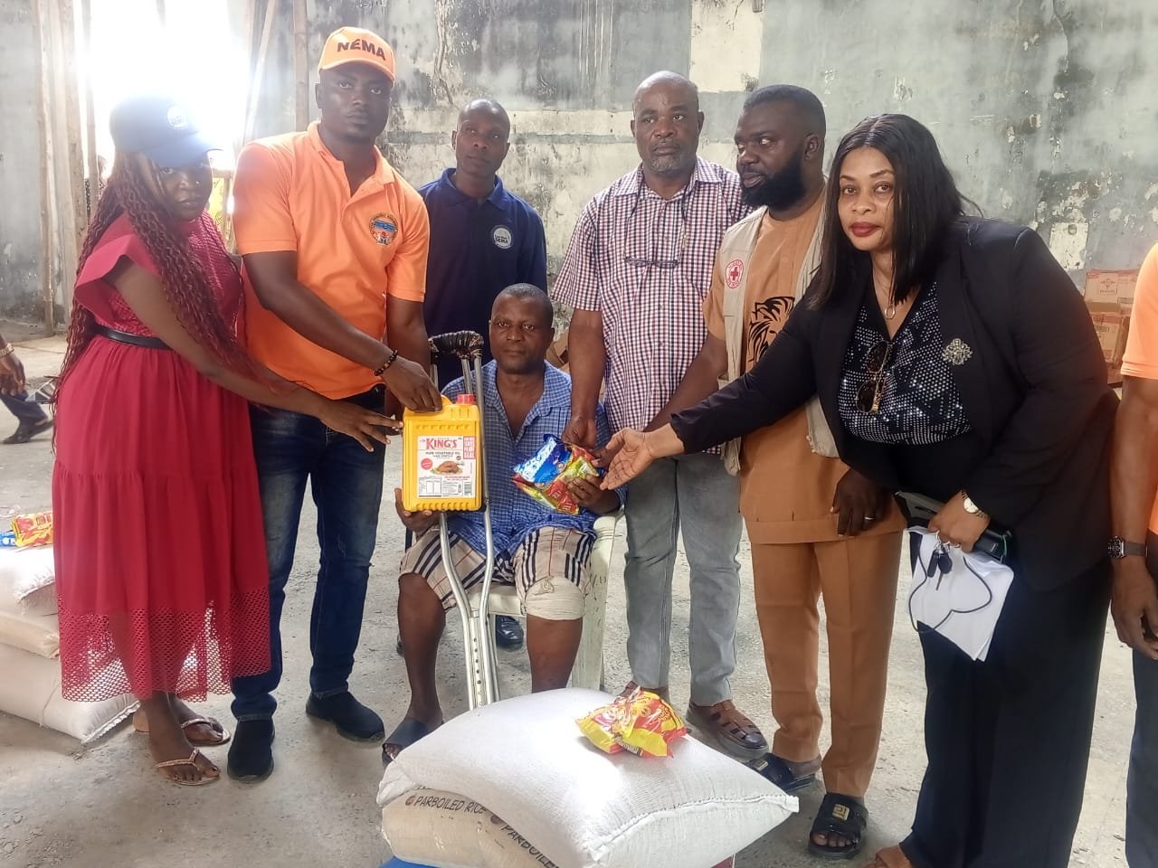 NEMA Distributes Relief Materials To Calabar Gas Explosion Victims