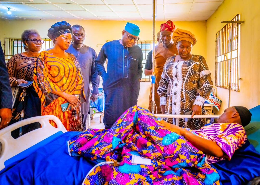 Oyebanji Visits Freed Kidnap Victims, Pays Hospital Bills of Indigent Patients