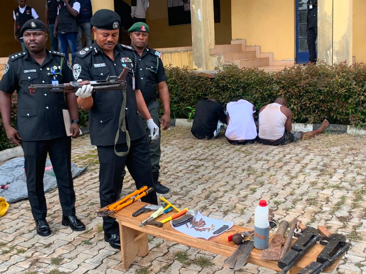 Police Parade 10 Suspected Gunmen in Ondo, Arrest Murder Suspect in Adamawa