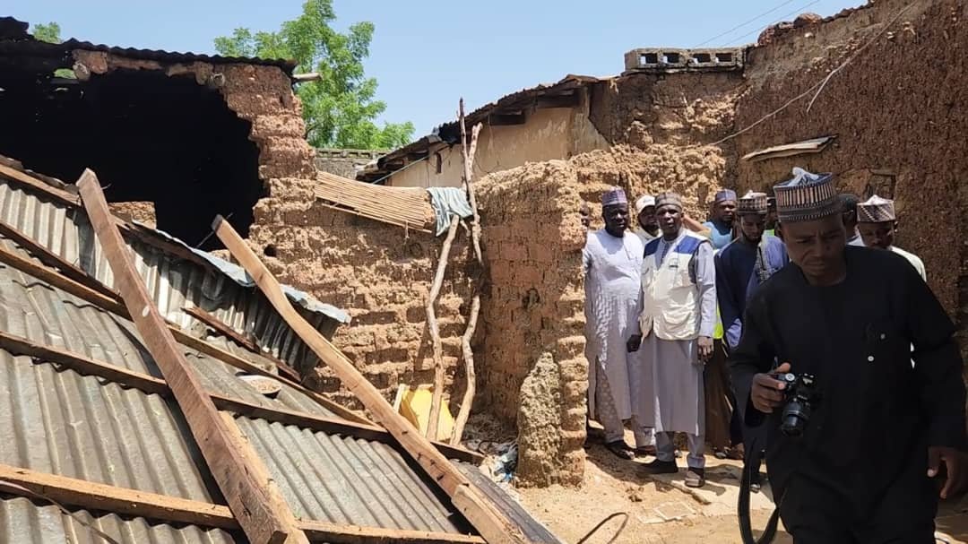 Katsina windstorm leaves hundreds homeless, destroys over 200 houses